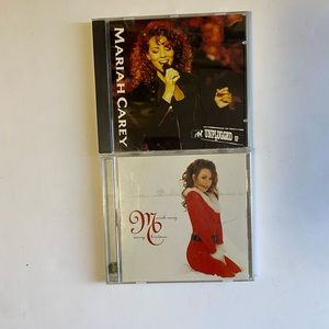 1 Mariah Carey CD Unplugged & An Empty CD CASE Merry Christmas